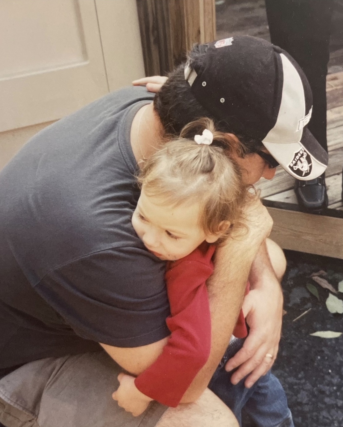 A father and his child together